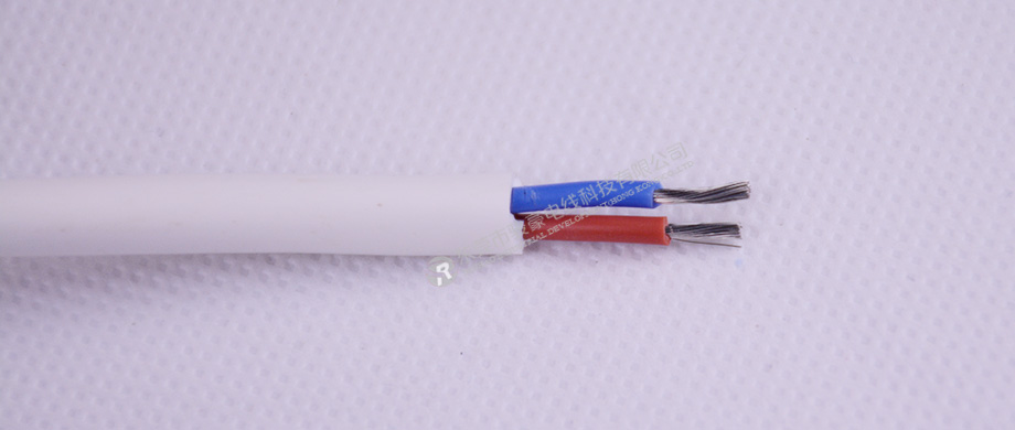 1-1P423101510I2 VDE 2*0.75平方白色硅胶线产品图