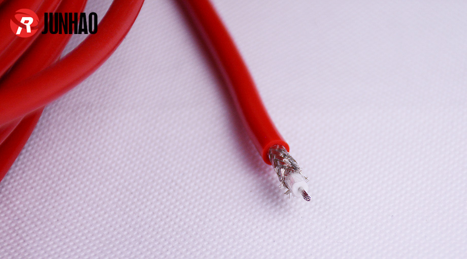 single core silicone rubber shielded wire 