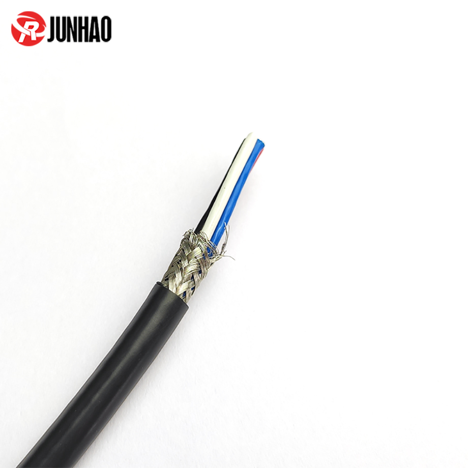 4 Core silver-plated FEP With PVC jacket shielded wire 2