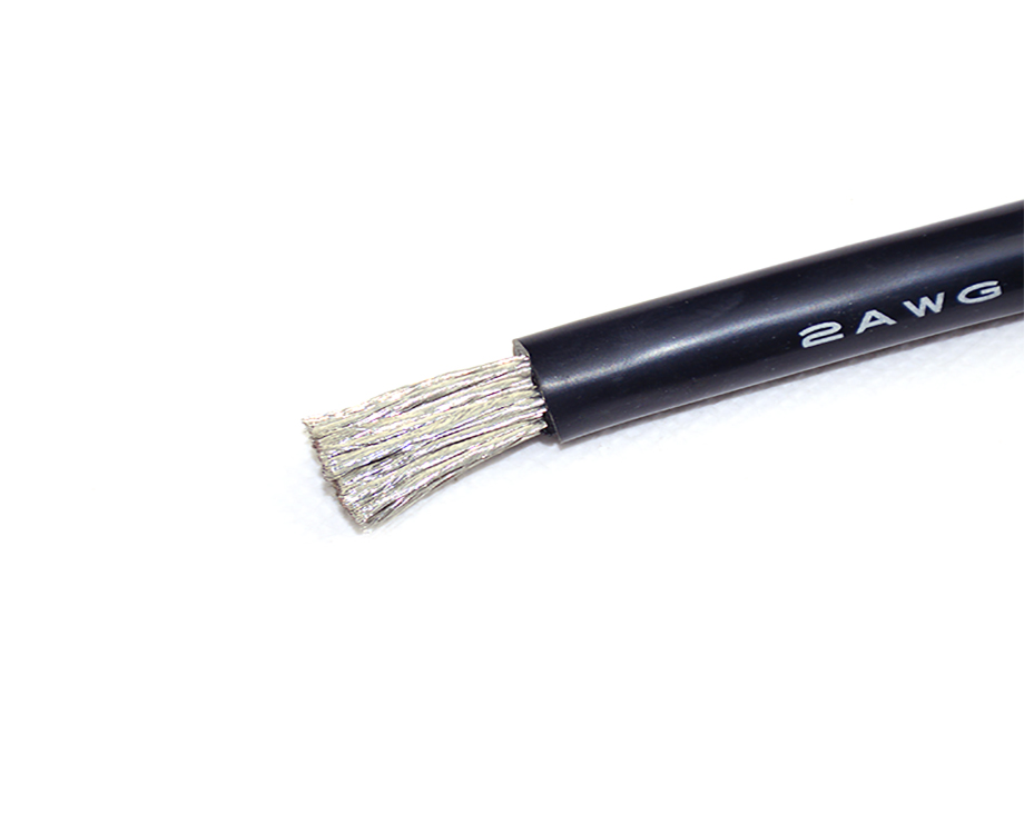 Style 3512 Heat Resistant Silicone Rubber Insulated 2 awg Wire Cable 200C 600V 1