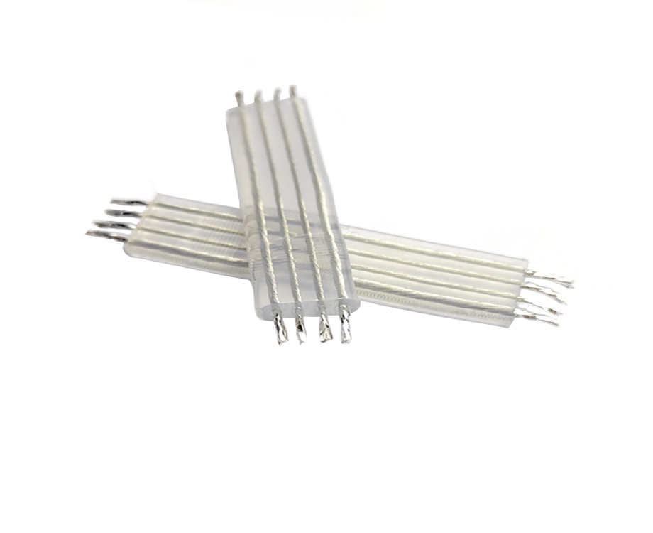 Custom 4 Pins Silicone Rubber Cable with Transparent Color 3