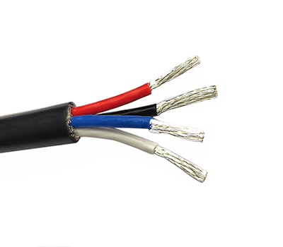 Fep Insualation Extruded PVC Cable Silver Plated Copper 18AWG Wire 